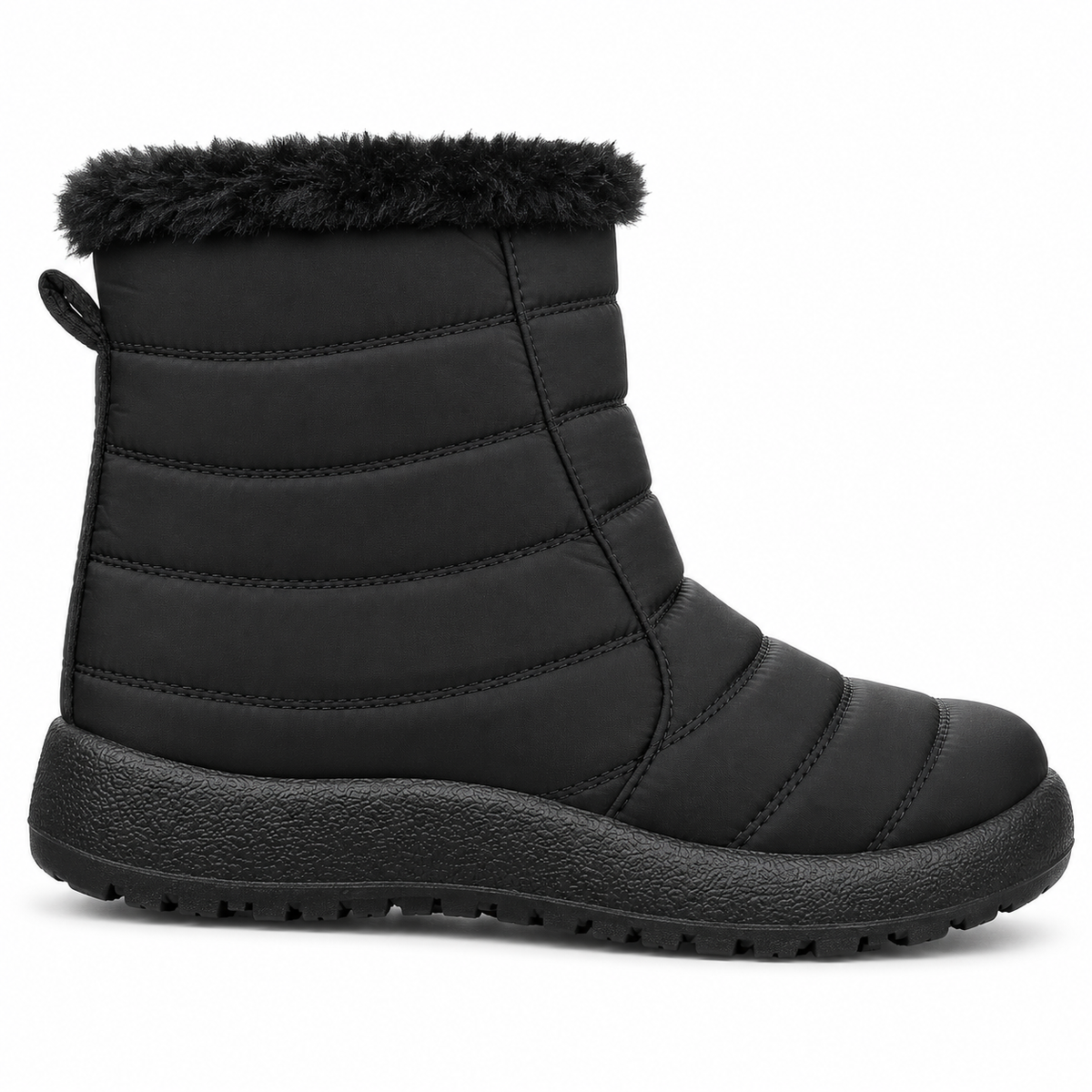 Botki Śniegowce damskie-OCIEPLANE (36-42, 12par) D7550-21 ALL BLACK