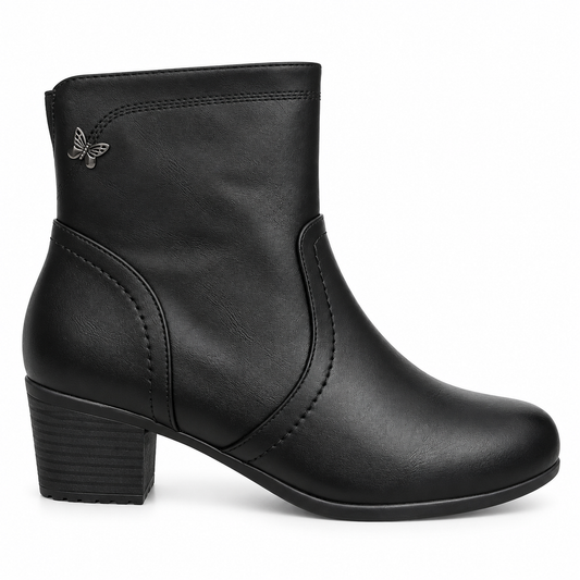 Botki Damskie (36-42) 12Par 5019-1 BLACK