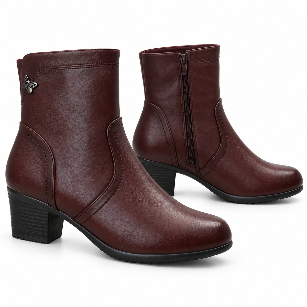 Botki Damskie (36-42) 12Par 5019-2 RED