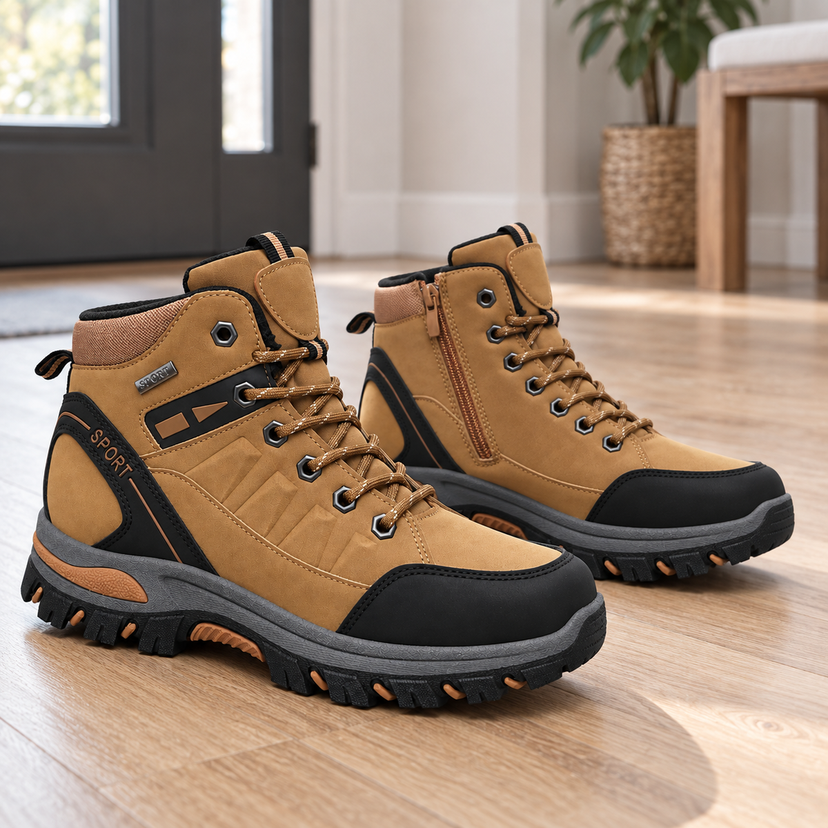 Botki Damskie (36-41) 12Par D6976-7 YELLOW