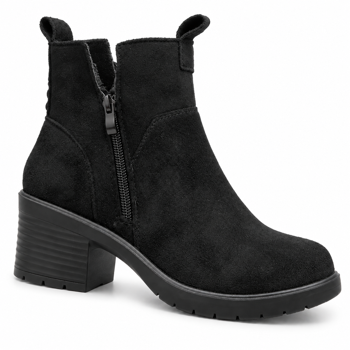 Botki Damskie (36-42) 12Par D7137-21 ALL BLACK