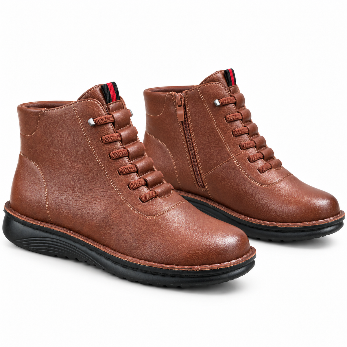 Botki Damskie (36-42) 12Par D71-9 BROWN