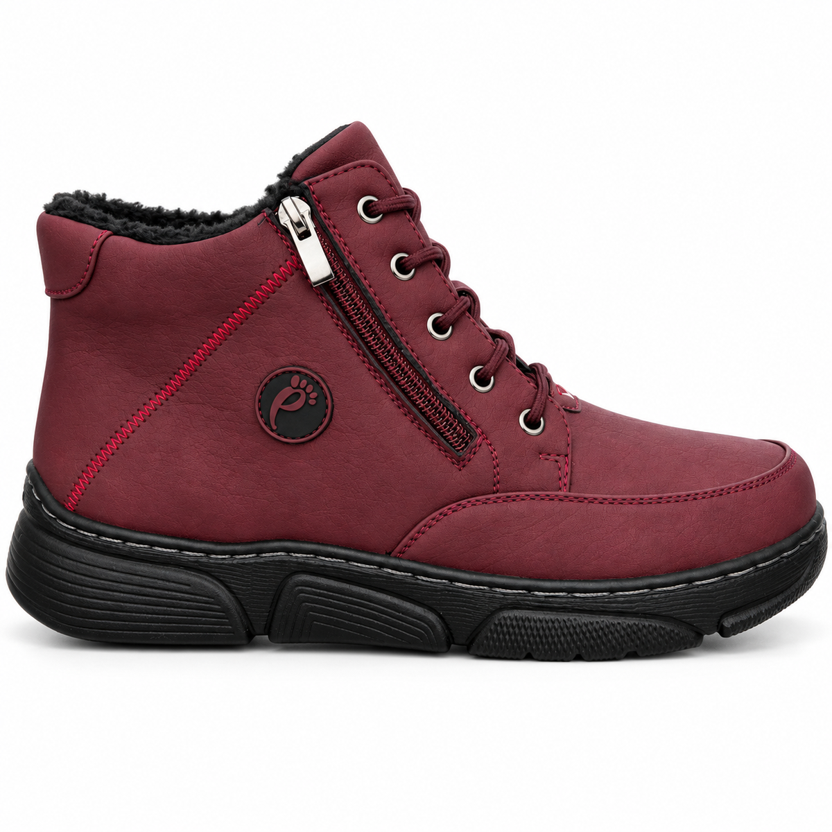 Botki Damskie (36-42) 12Par D26333-7 RED