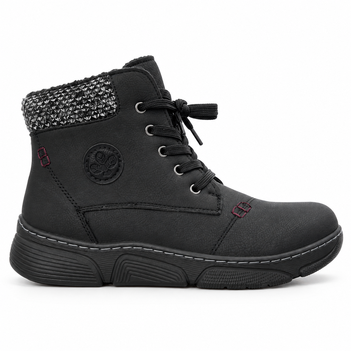Botki Damskie (36-42) 12Par D1502-1 BLACK