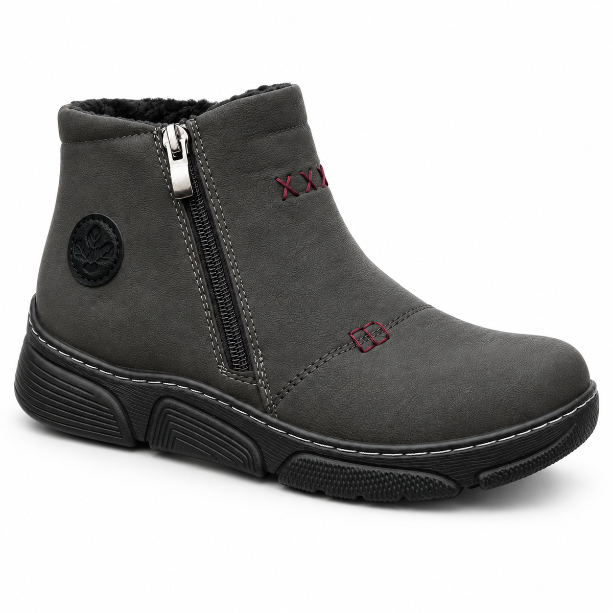 Botki Damskie (36-42) 12Par D1504-10 GREY