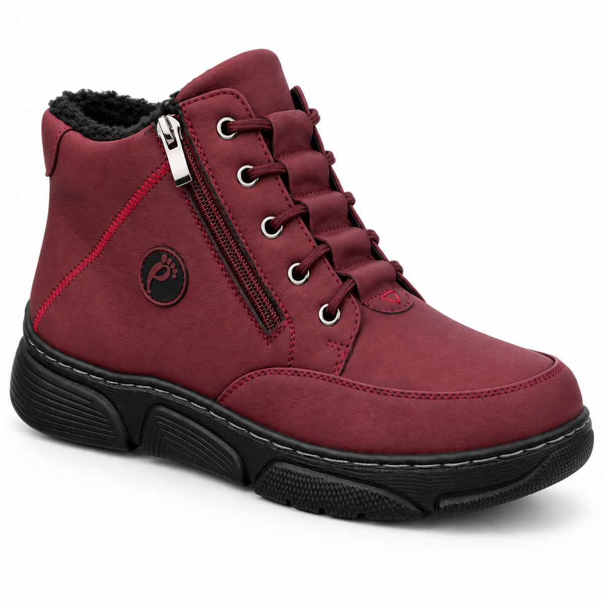 Botki Damskie (36-42) 12Par D26333-7 RED