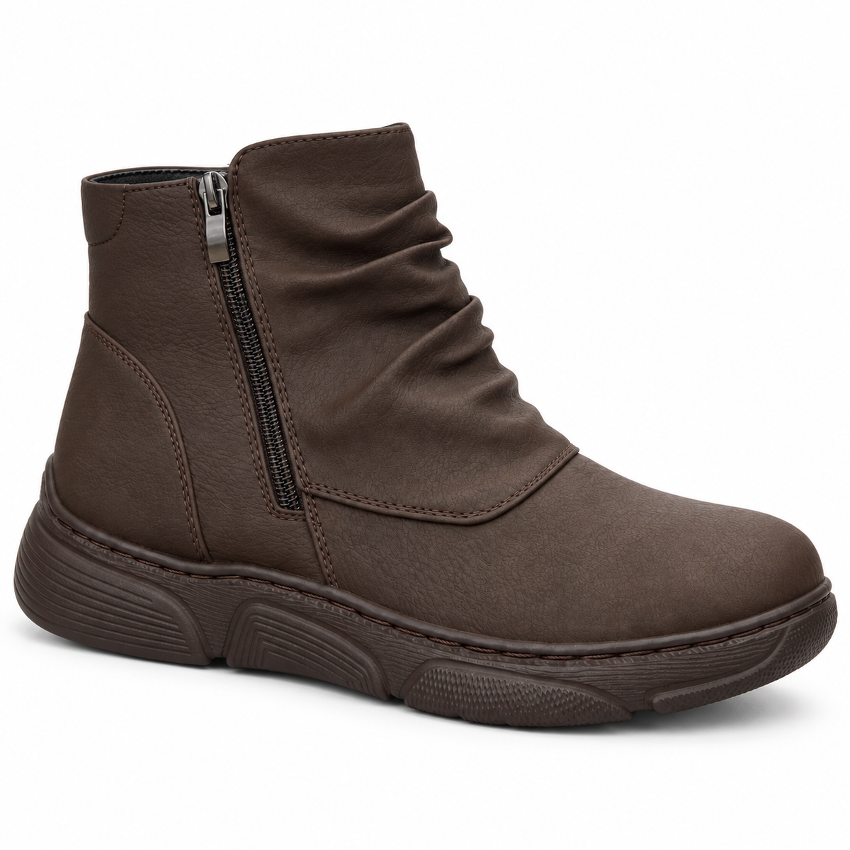 Botki Damskie (36-42) 12Par D26332-3 BROWN