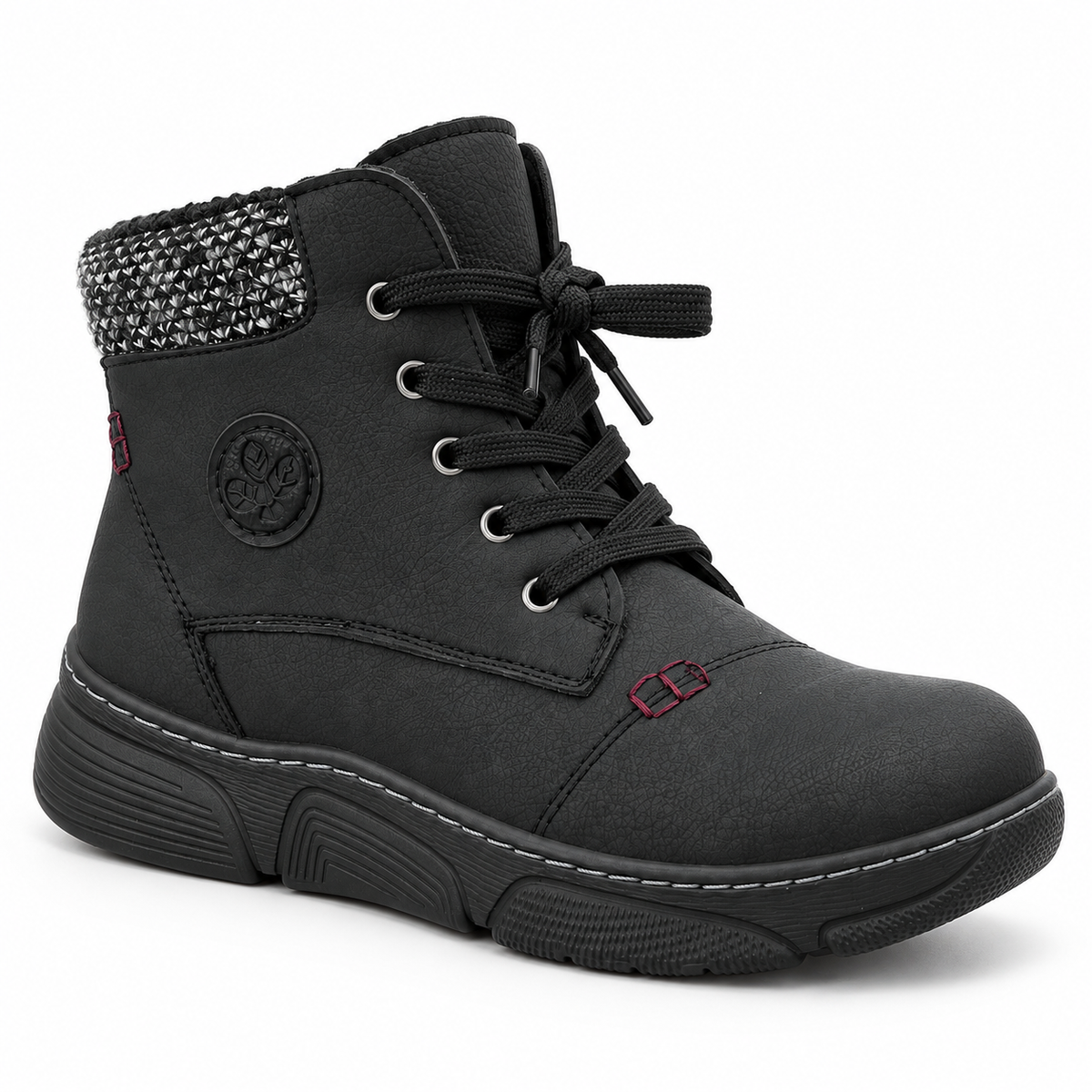Botki Damskie (36-42) 12Par D1502-1 BLACK