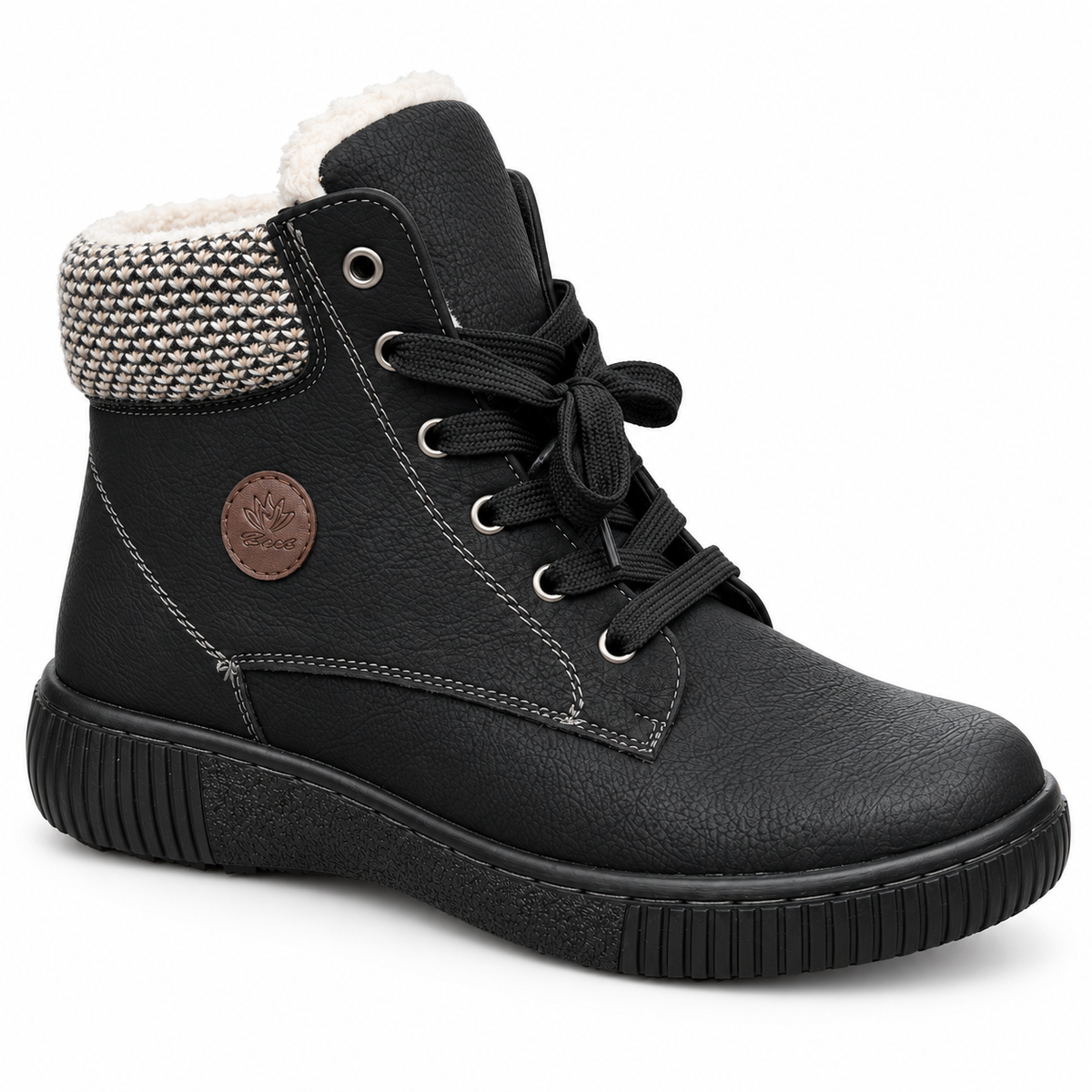 Botki Damskie (36-42) 12Par M227-1 BLACK
