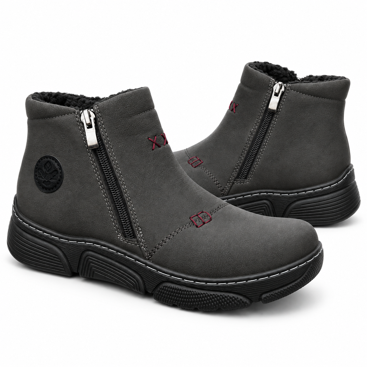 Botki Damskie (36-42) 12Par D1504-10 GREY