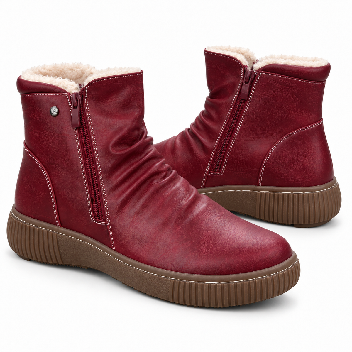Botki Damskie (36-42) 12Par M218-4 RED