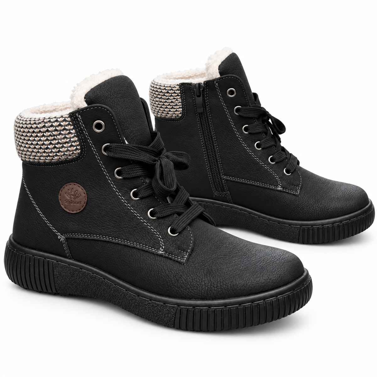 Botki Damskie (36-42) 12Par M227-1 BLACK