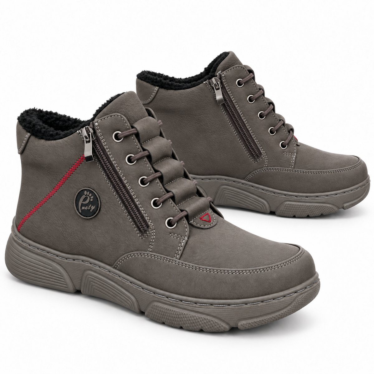 Botki Damskie (36-42) 12Par D26333-2 GREY