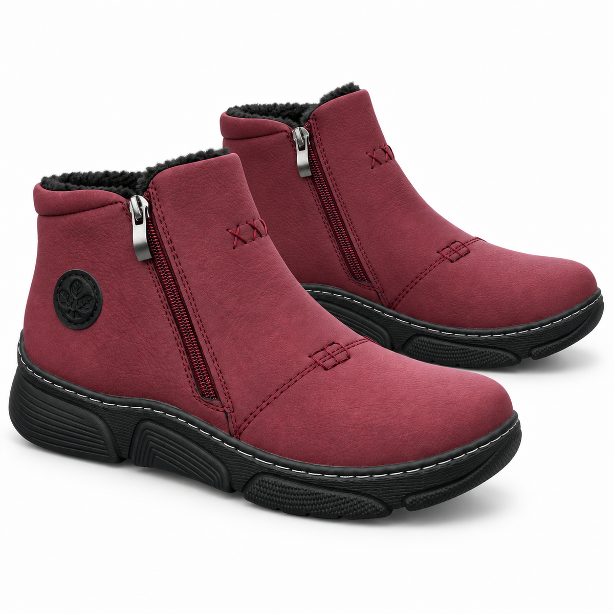 Botki Damskie (36-42) 12Par D1504-4 RED