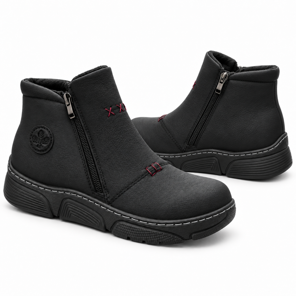 Botki Damskie (36-42) 12Par D1504-1 BLACK