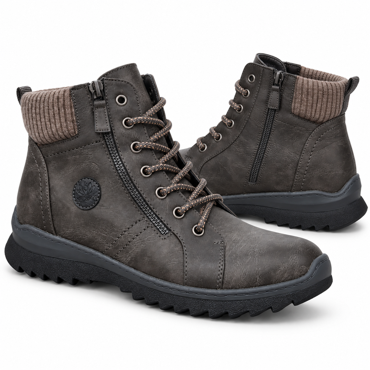 Botki Damskie (36-42) 12Par 9819-5 GREY