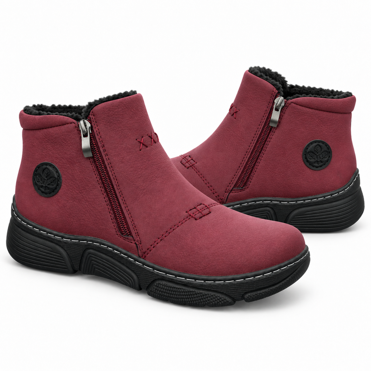 Botki Damskie (36-42) 12Par D1504-4 RED