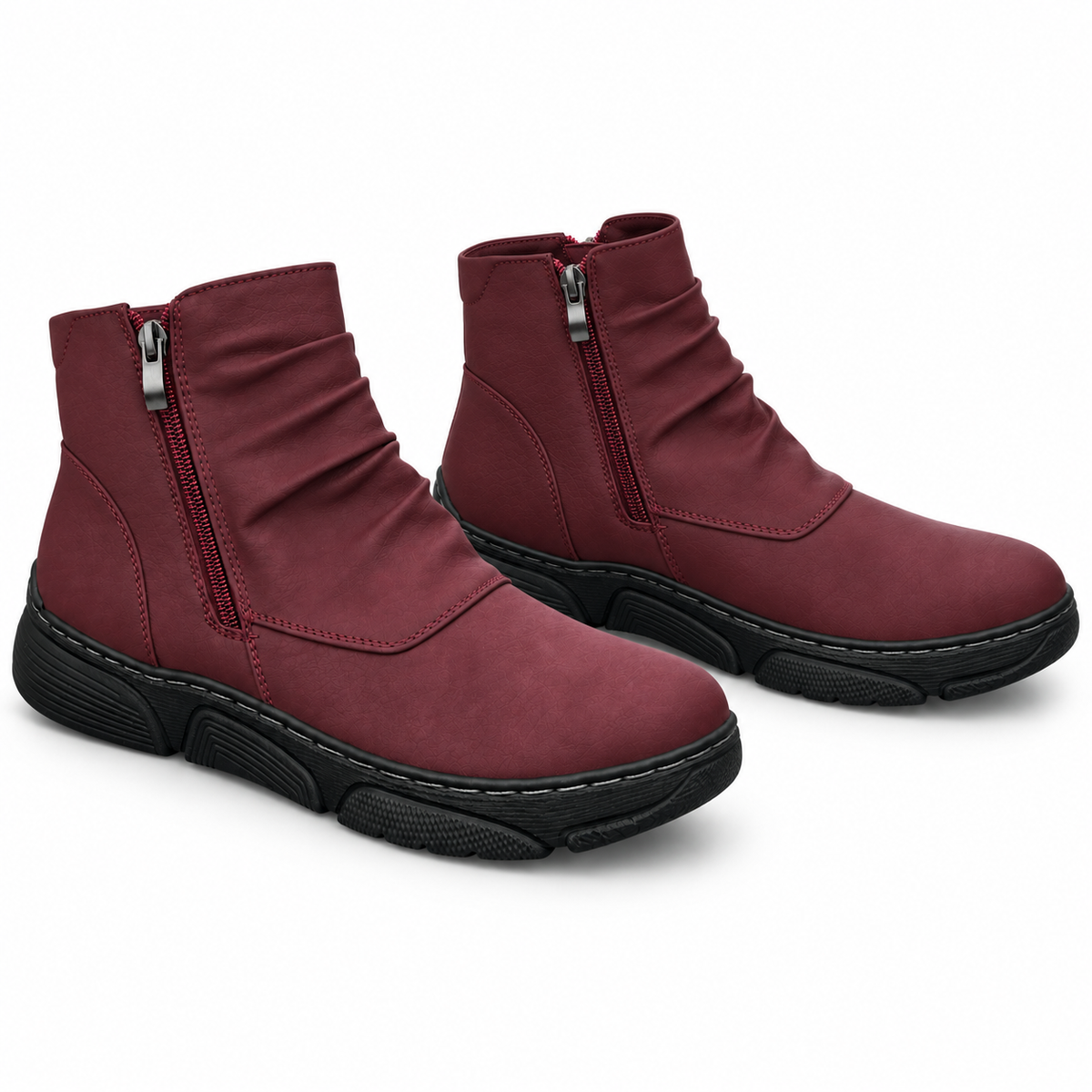 Botki Damskie (36-42) 12Par D26332-7 RED