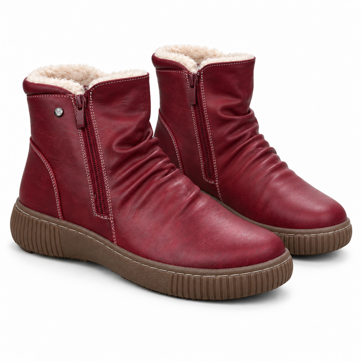 Botki Damskie (36-42) 12Par M218-4 RED