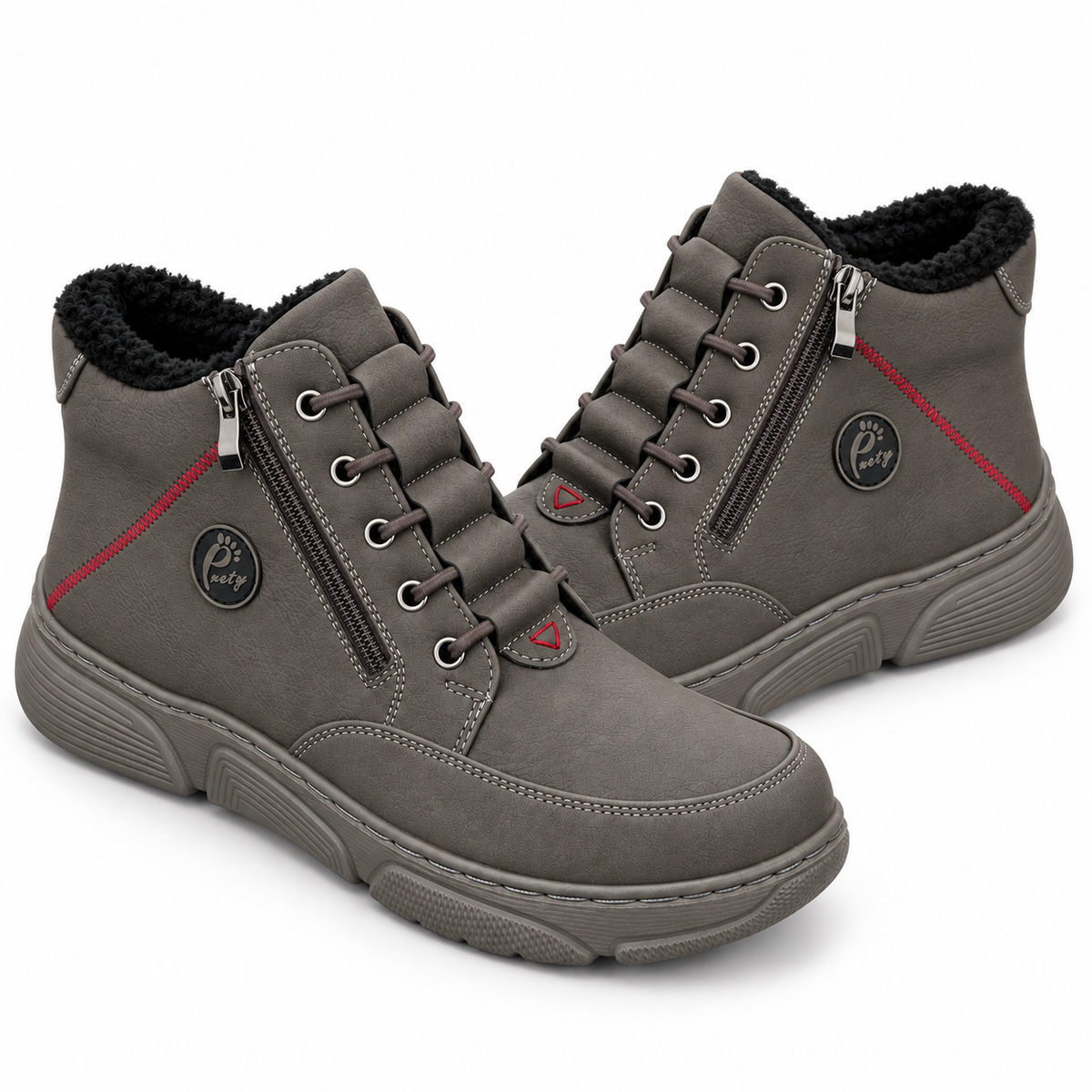 Botki Damskie (36-42) 12Par D26333-2 GREY