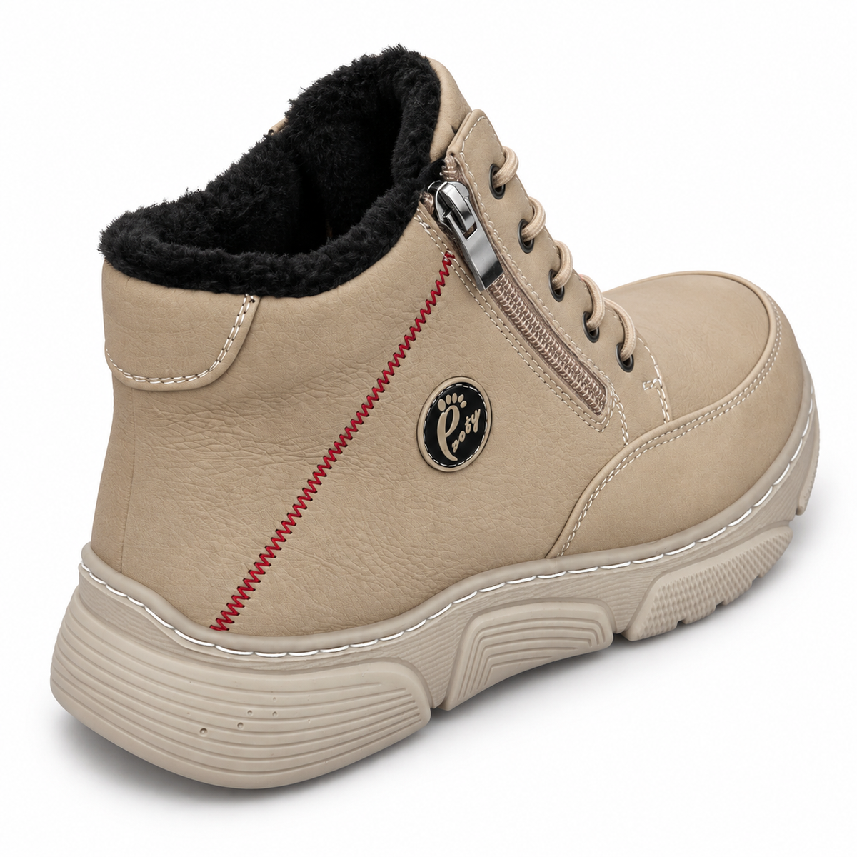 Botki Damskie (36-42) 12Par D26333-4 BEIGE