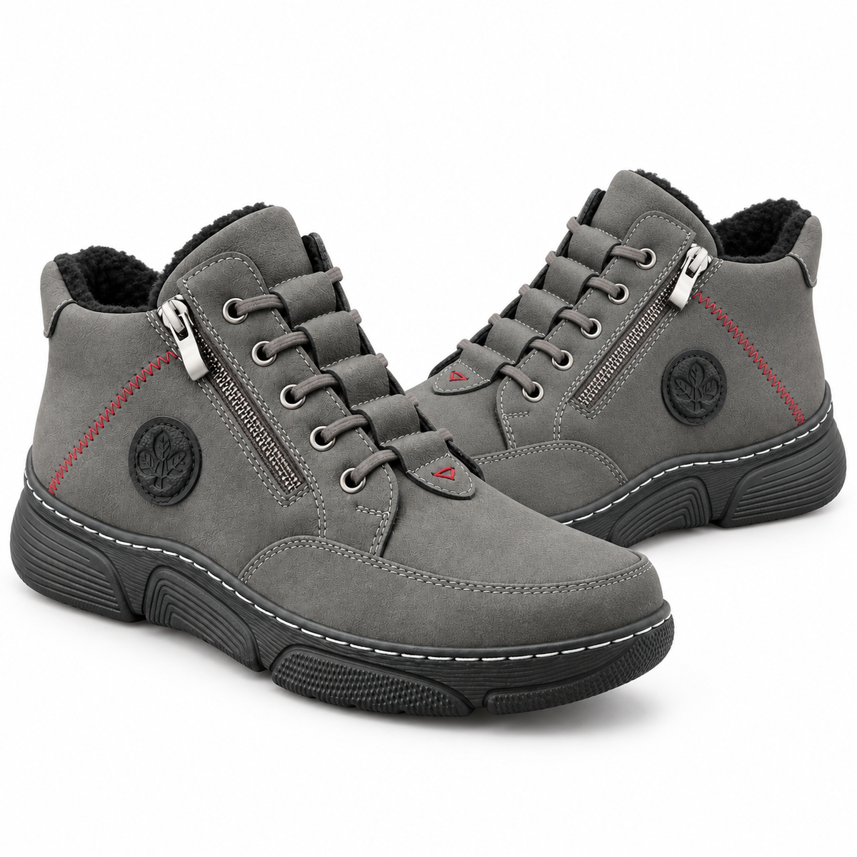 Botki Damskie (36-42) 12Par D1503-10 GREY