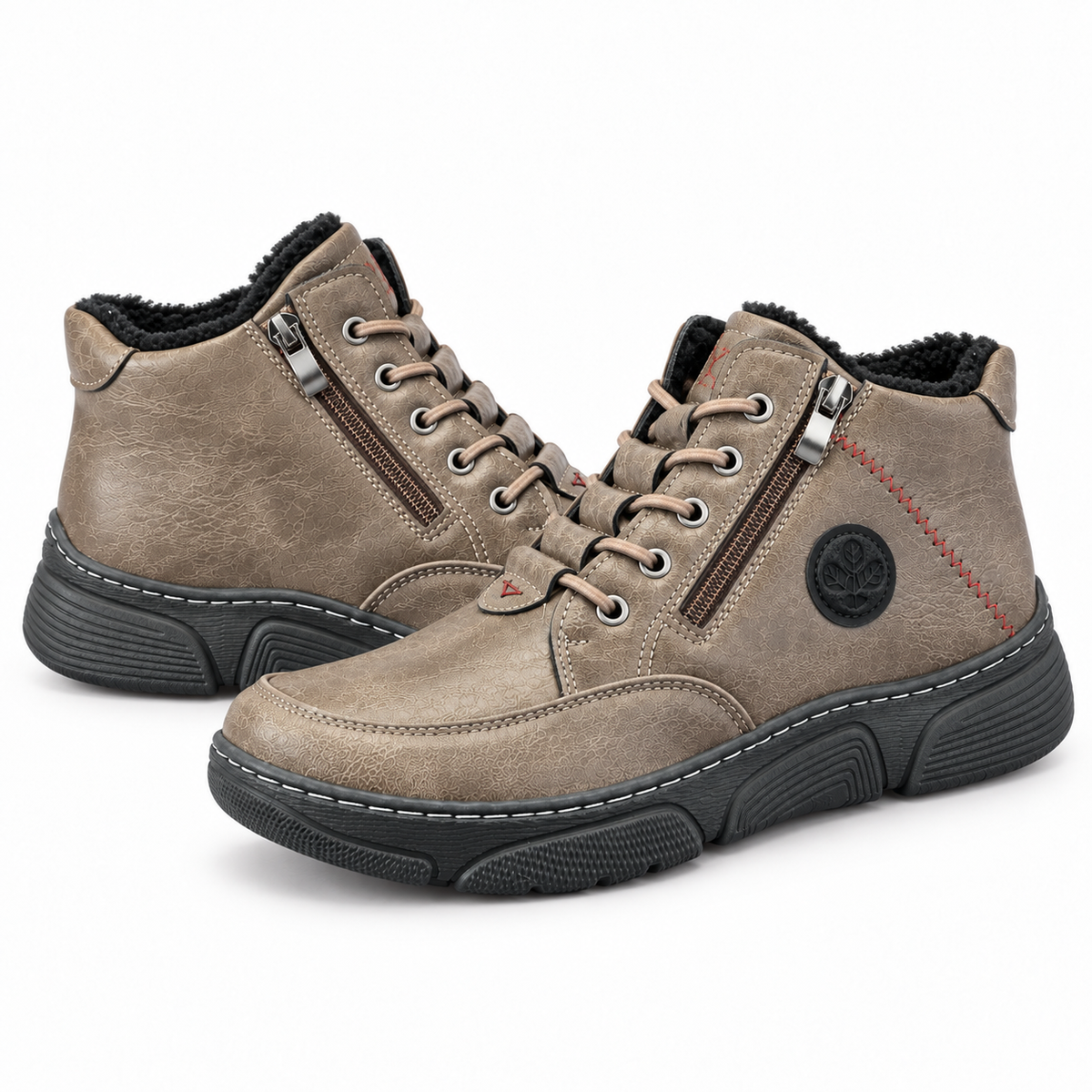 Botki Damskie (36-42) 12Par D1503-2 BROWN