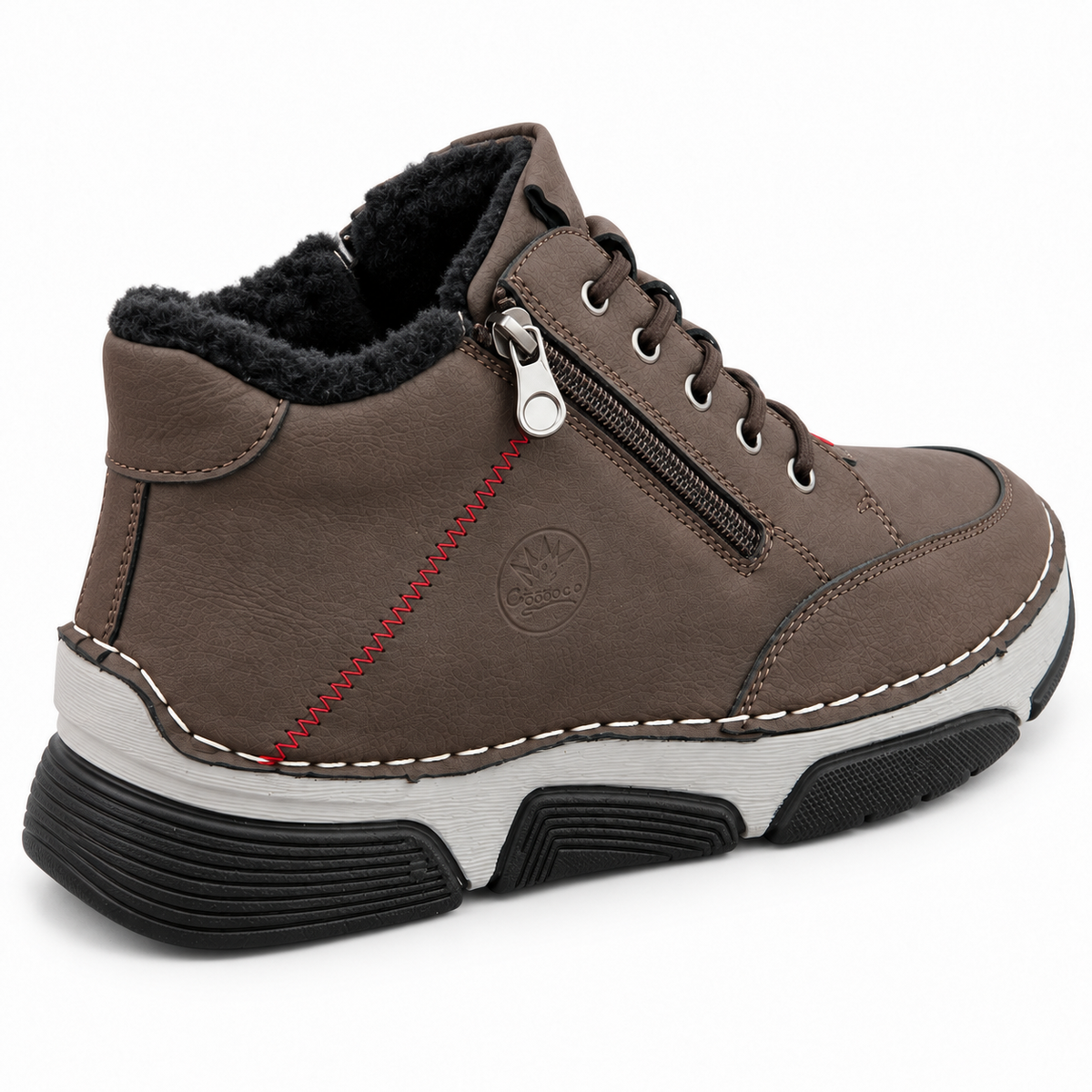 Botki Damskie (36-42) 12Par D1505-7 KHAKI