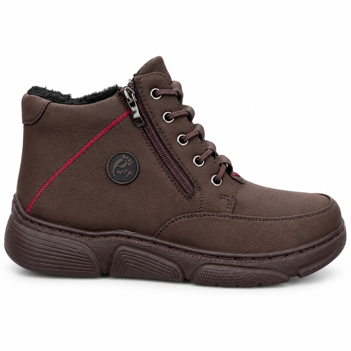 Botki Damskie (36-42) 12Par D26333-3 BROWN