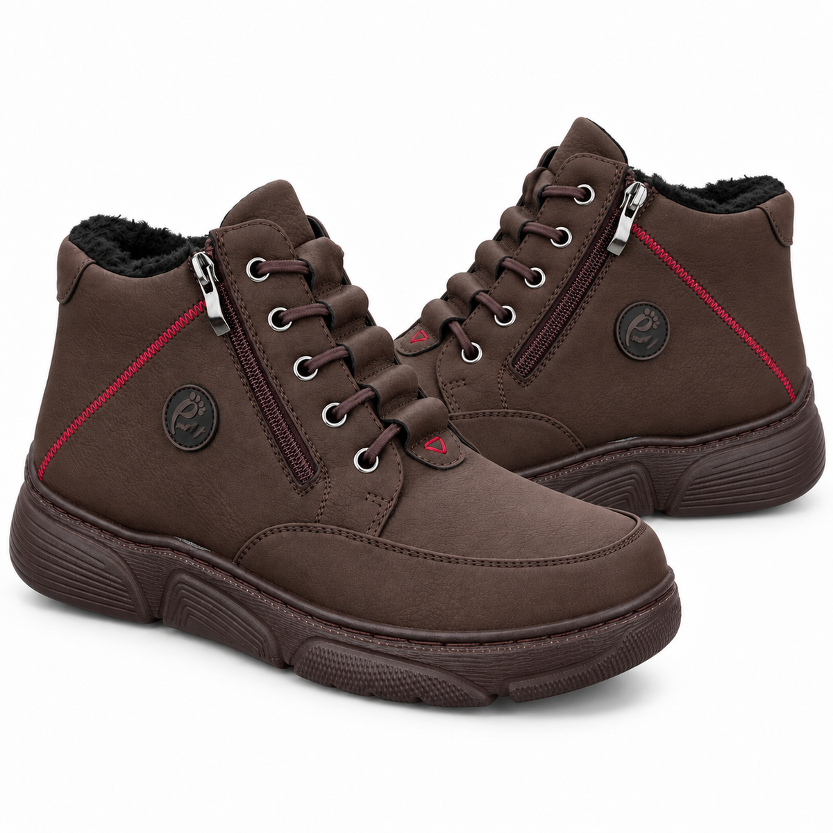 Botki Damskie (36-42) 12Par D26333-3 BROWN