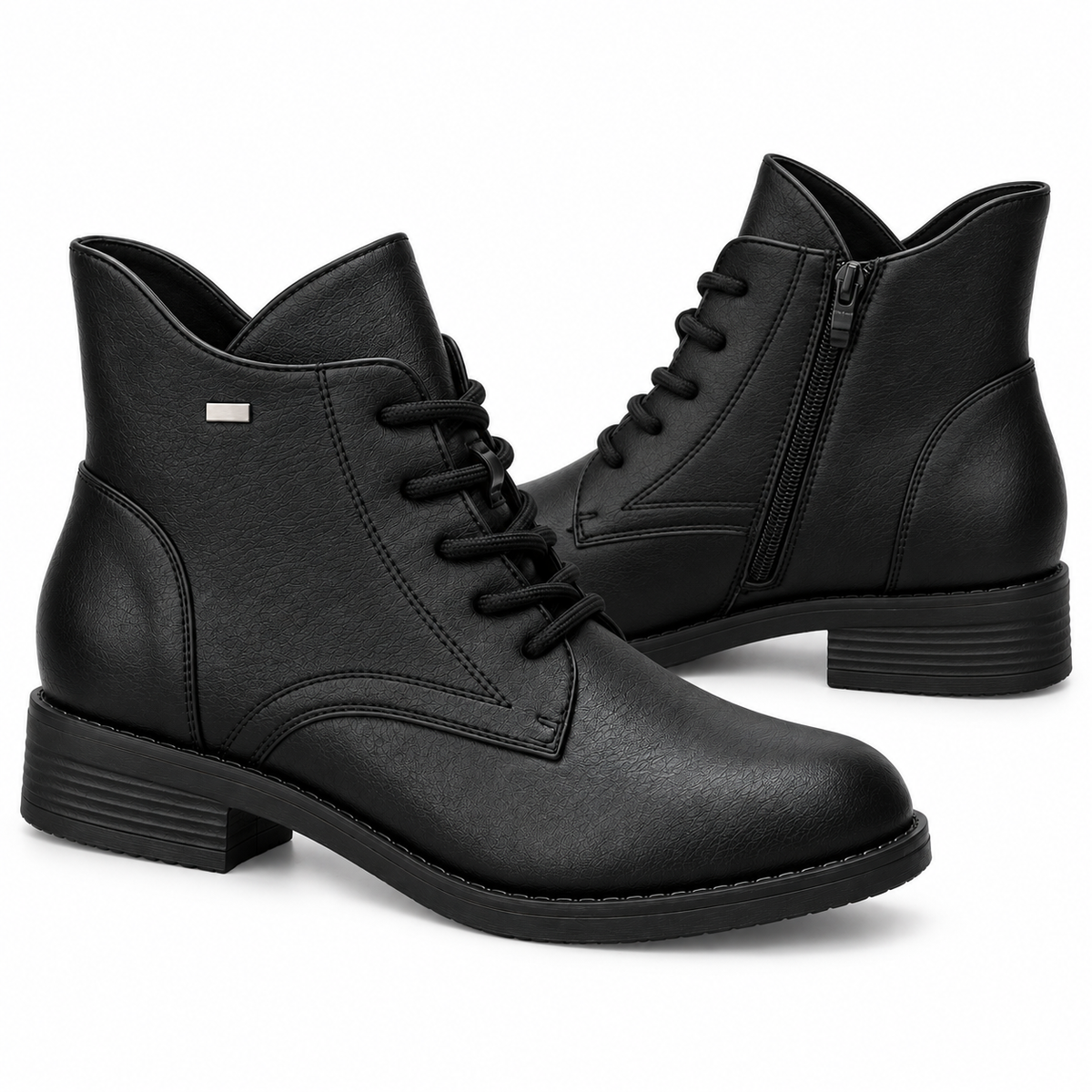Botki Damskie (36-41) 12Par 6777-1 BLACK