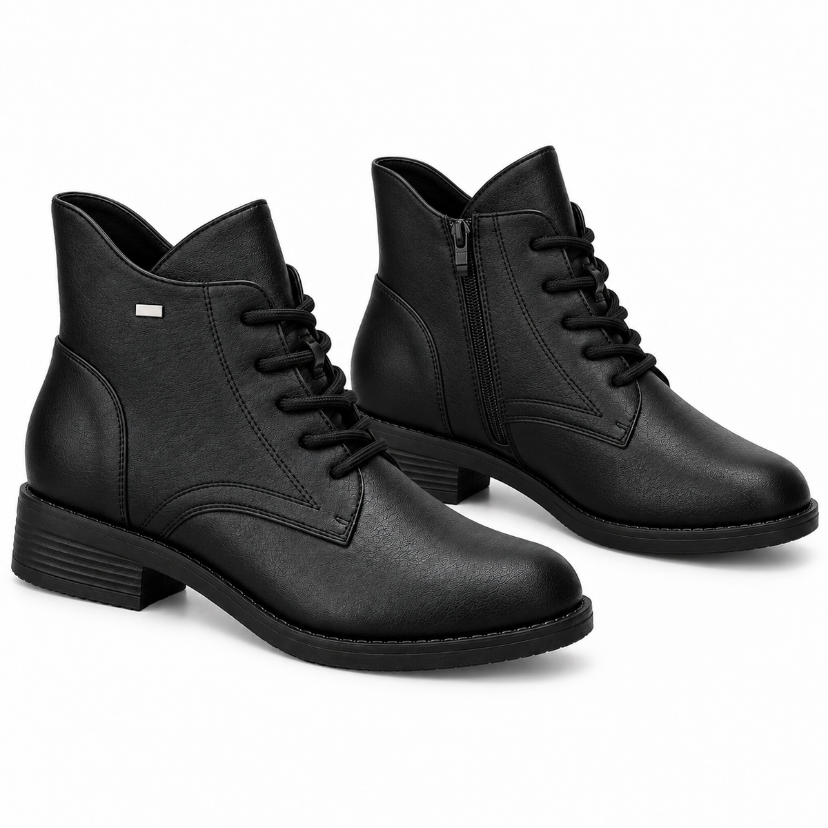 Botki Damskie (36-41) 12Par 6777-1 BLACK