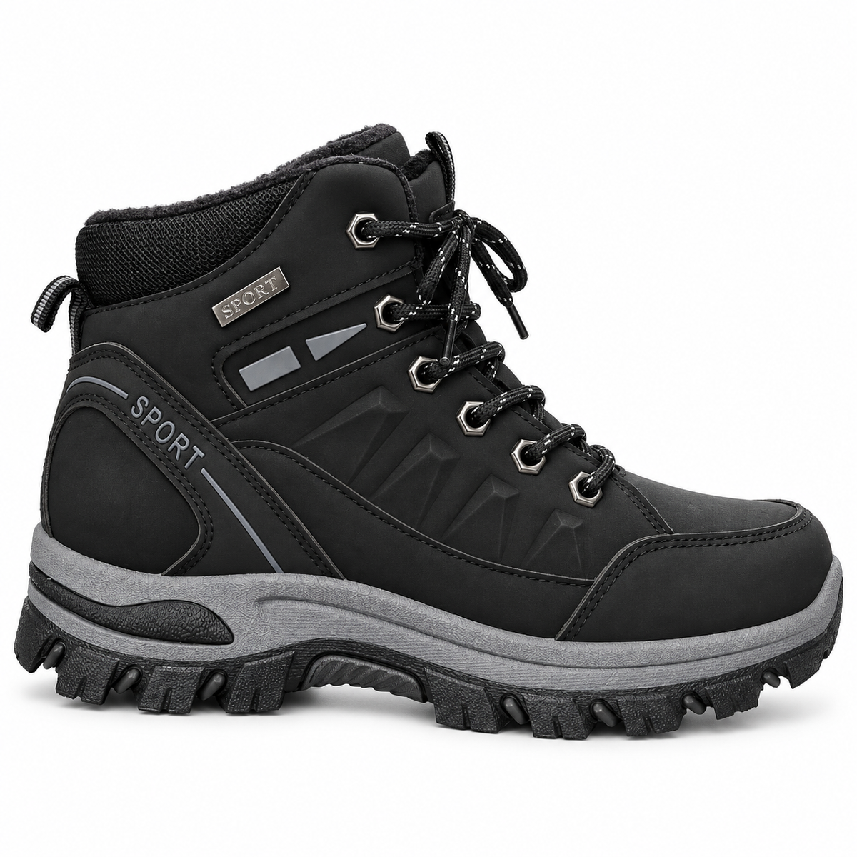 Botki Damskie (36-41) 12Par D6976-1 BLACK