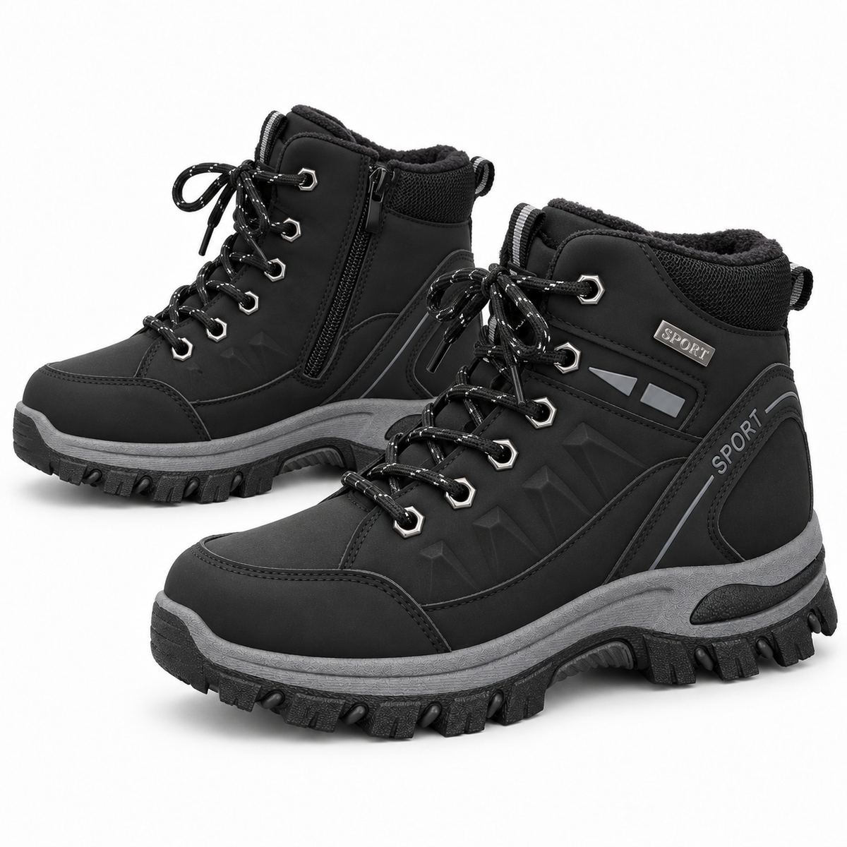 Botki Damskie (36-41) 12Par D6976-1 BLACK