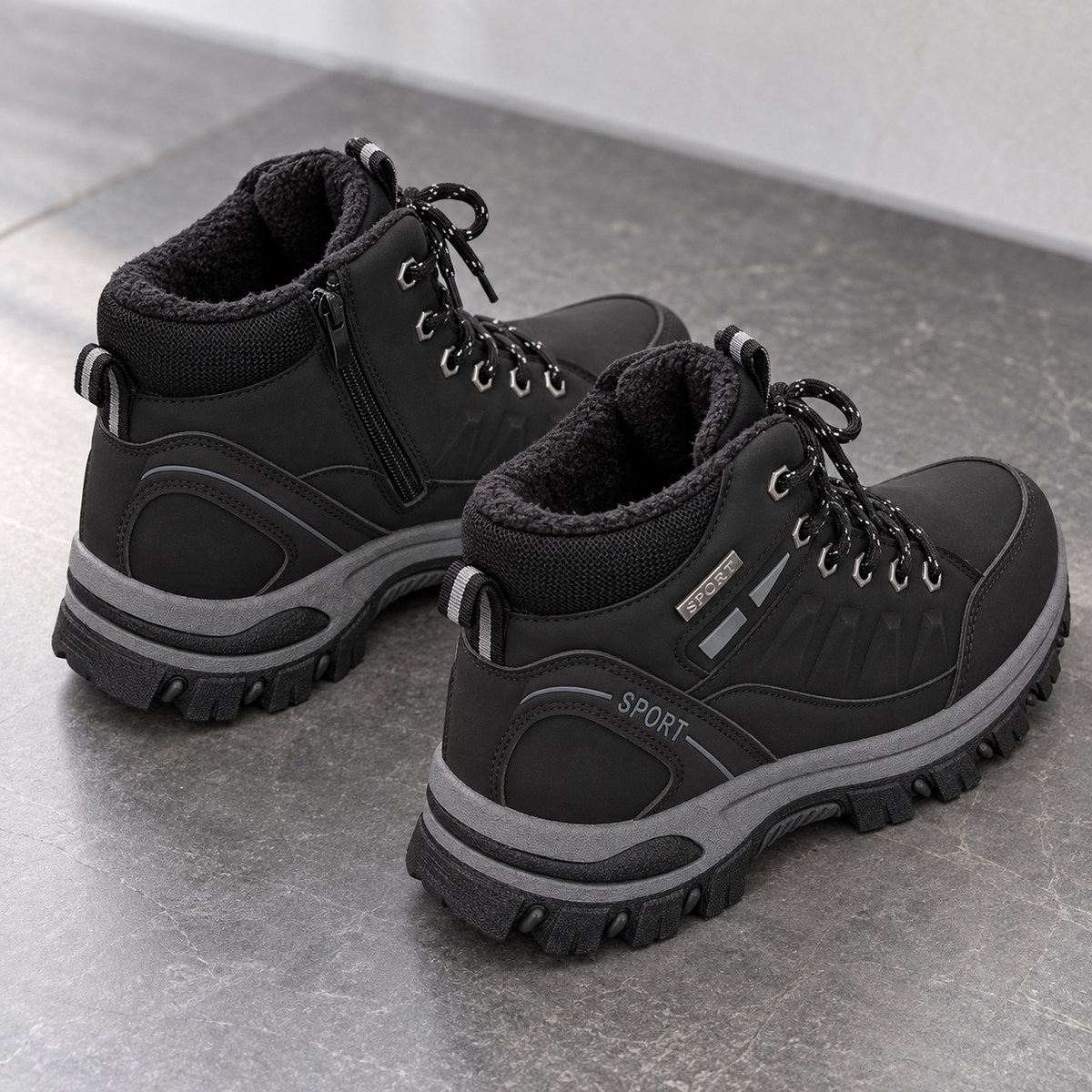 Botki Damskie (36-41) 12Par D6976-1 BLACK