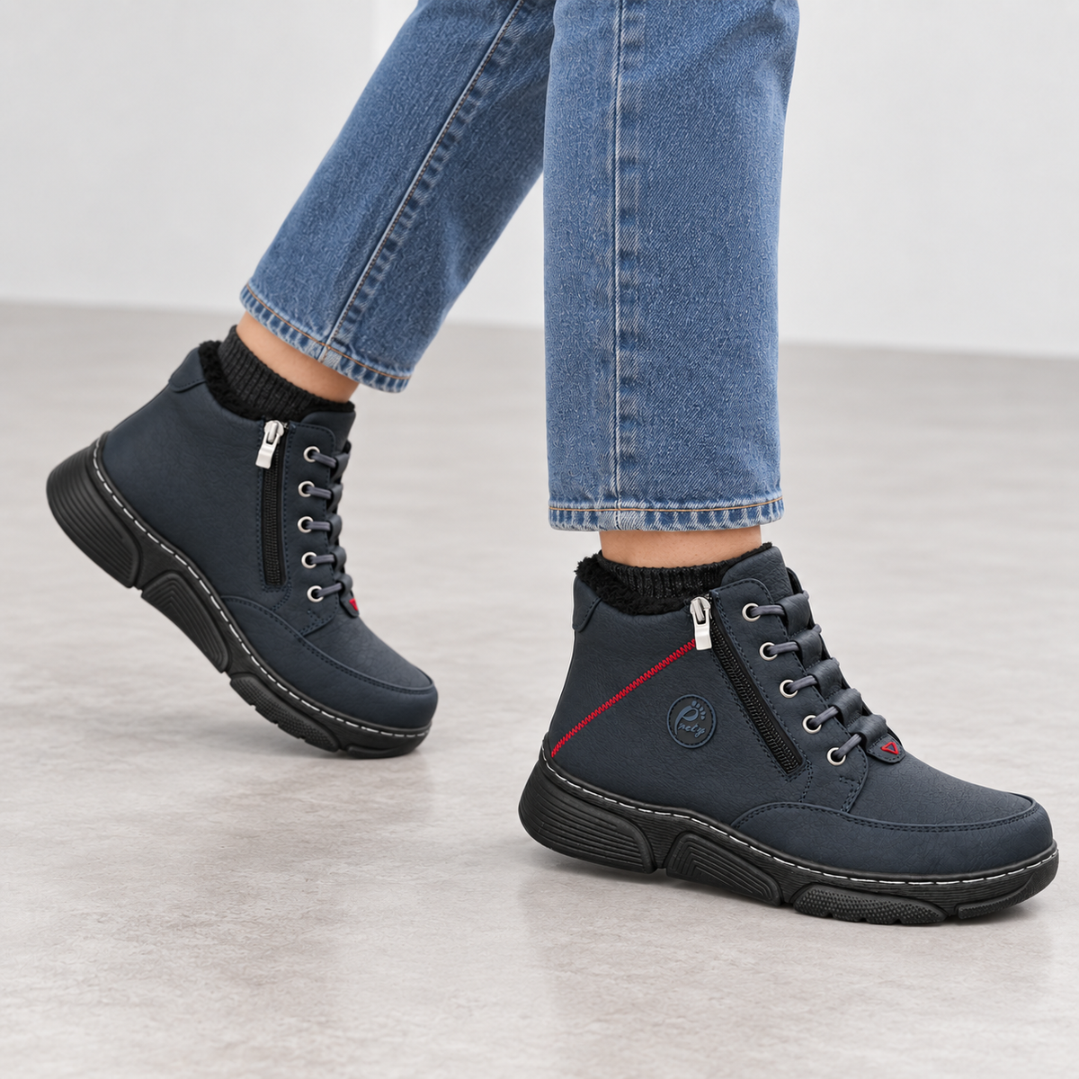 Botki Damskie (36-42) 12Par D26333-26 BLUE